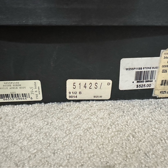 Rag and Bone Holly ankle boot stone suede size 9.5 - Picture 7 of 8